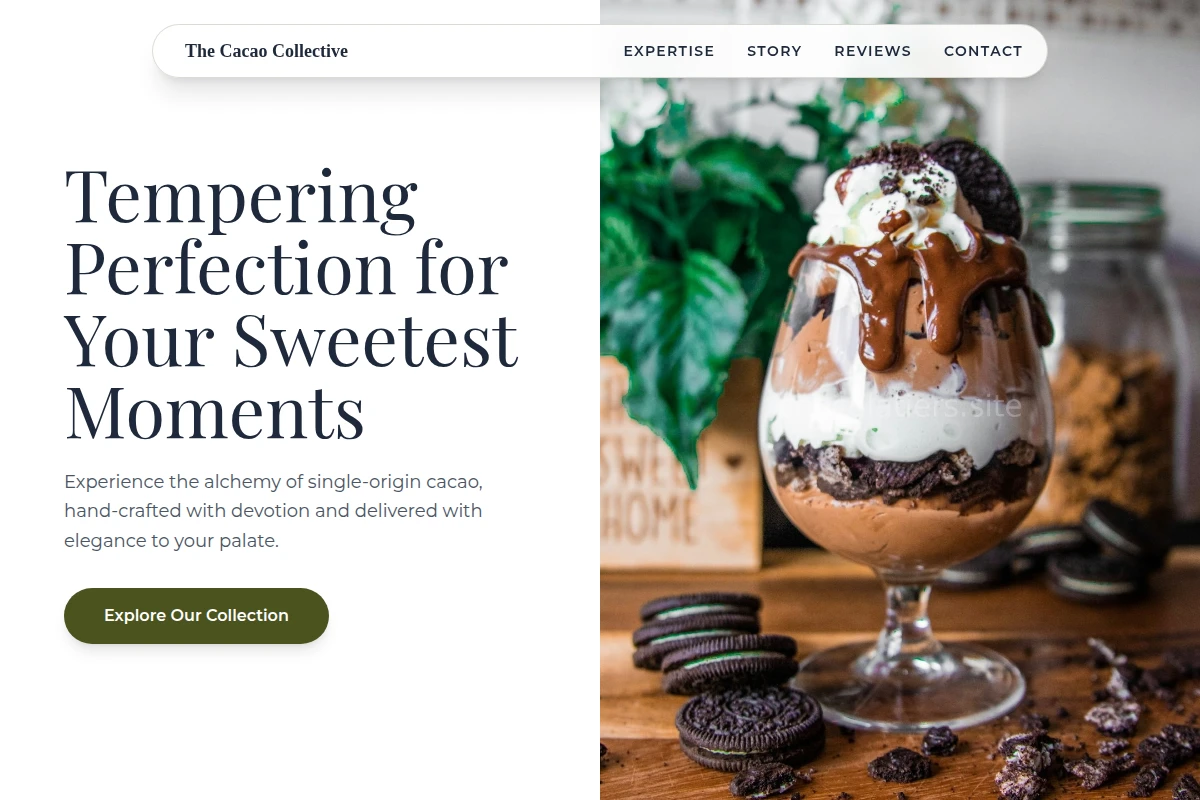 Artisan-Made Dessert