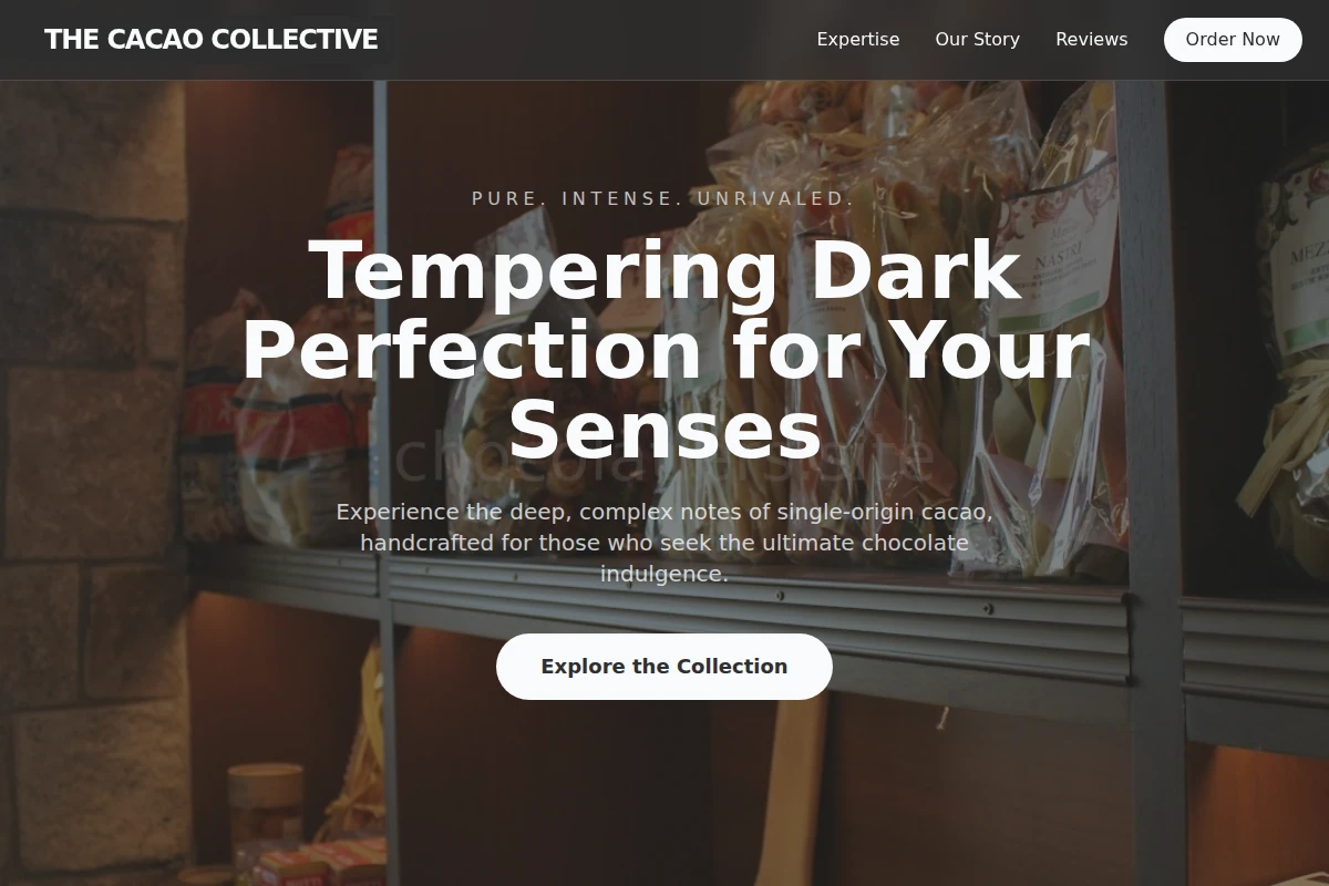 Dark-Chocolate Specialty Food